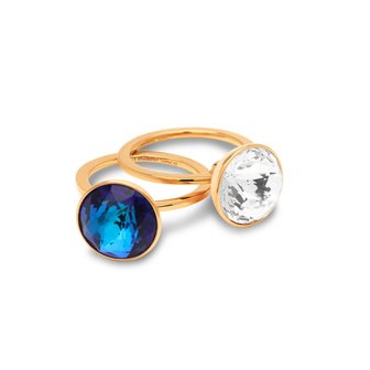 Melano Mix &amp; Match Twisted Time To Shine Ring Gold Plated