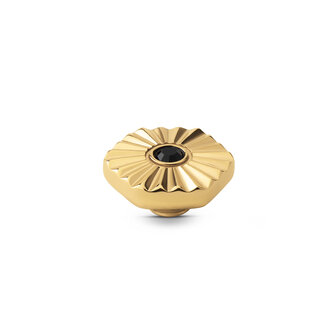 Melano Vivid Stone Sunflower Black Goldplated 