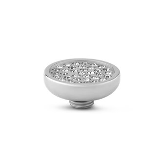 Melano Vivid steentje Dazzle Silverplated Crystal