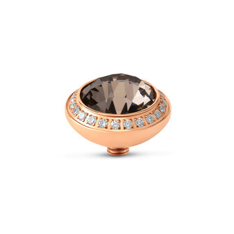 Melano Twisted Stone Lush Rose Gold plated Salmon