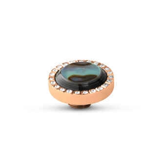 Melano Vivid Stone Sunny Rose Gold plated Abalone