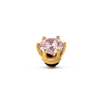 Melano Twisted Stein Goldfarben Anniversary Morganite