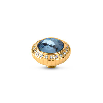 Melano Vivid Stone Party Gold plated Aquamarine