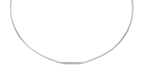 Melano Necklace Stainless Steel Snake Silver-plated  2 mm 