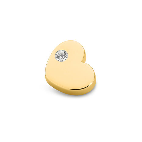 Melano Vivid Heart CZ Stone gold colored