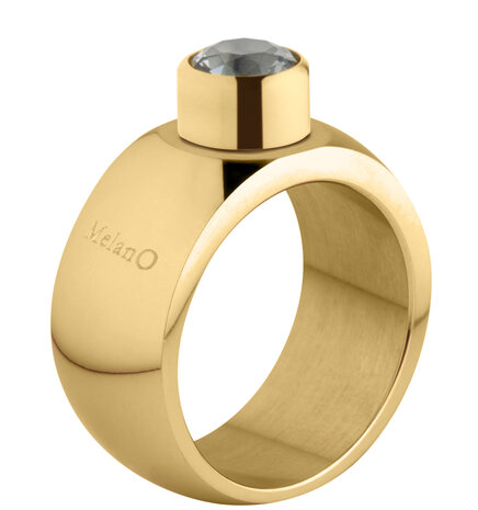 Melano Sturdy Ring Stefanie Goudkleurig 10mm