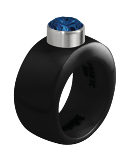 Melano Sturdy Ring Ceramic Black 10mm Matt