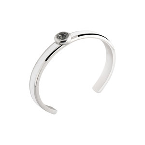 MelanO Vivid Resin Bangle Edelstaal White Zilver