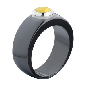 Melano Vivid Ring Keramisch Zwart 8mm