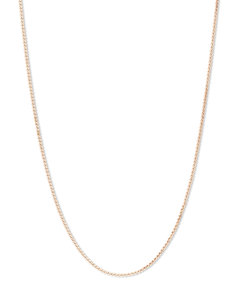 Melano Friends Ketting Flat Wheat Rose Goudkleurig