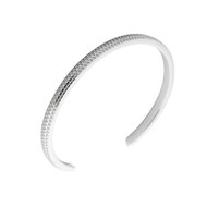 MelanO Friends Side Bangle Jessica Edelstaal Zilver Refined