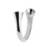 Melano Twisted Curved Ring Stainless Steel_