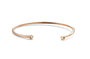 Melano Twisted Open Armband Rose Goudkleurig_